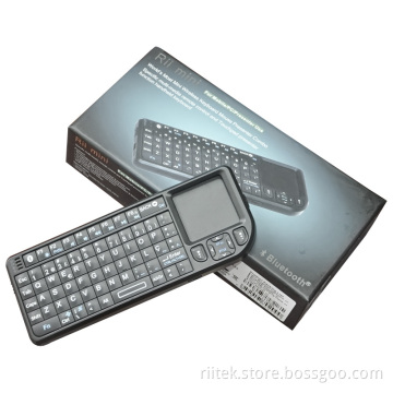 Rii Mini Wireless Bluetooth Keyboard (Portuguese Layout) Mouse Touchpad for iPad 2 iPhone 4